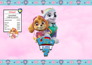 Chipswikkel Paw Patrol - Skye/Everest