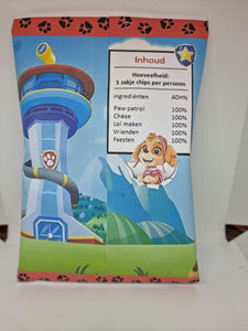 Chipswikkel Paw Patrol - Blauw