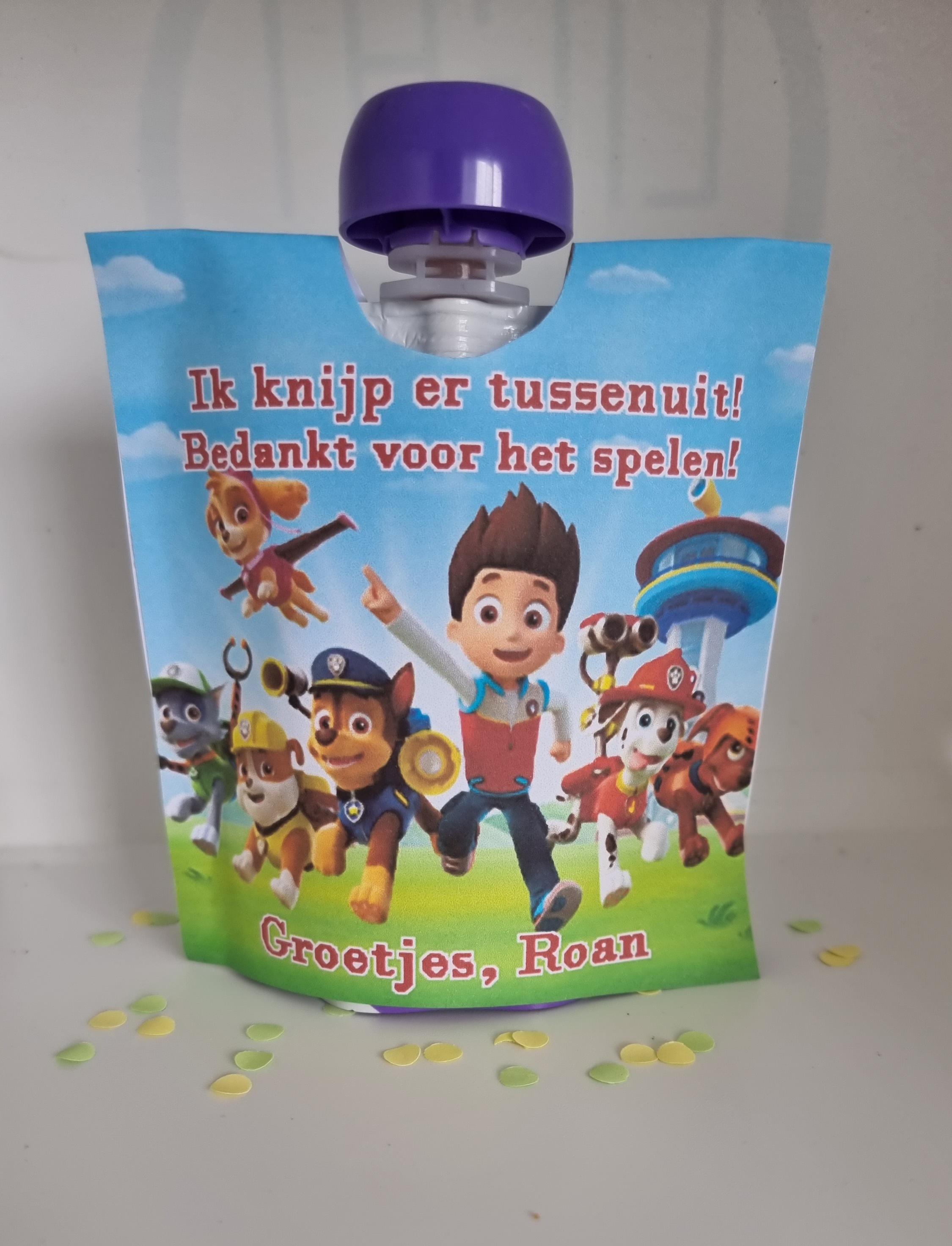 knijpfruit traktatie paw patrol